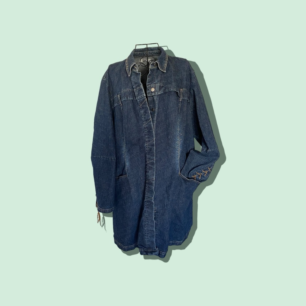 Bold and beautiful MXM jean trench coat
